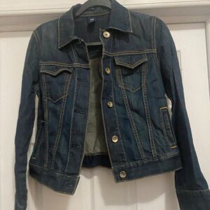 GAP Women's Dark Blue Denim Jacket